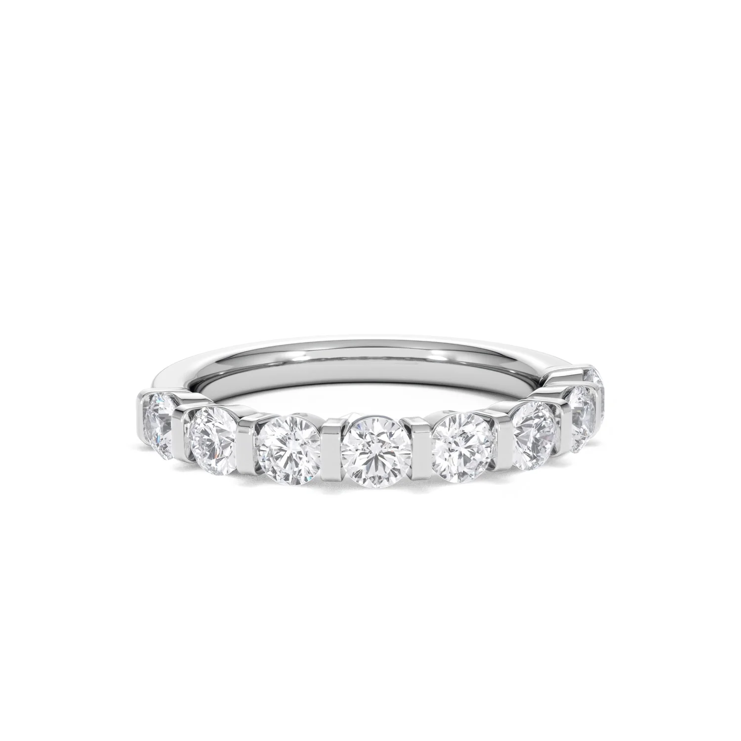 HANNAH PLATINUM Diamond ETERNITY RING 1.00CT G/VS - Image 11