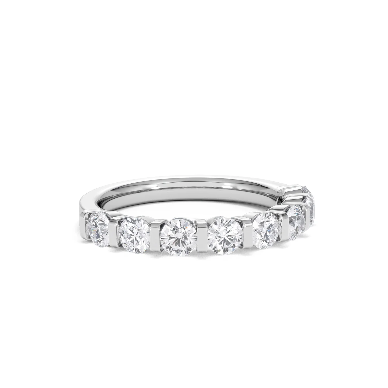 HANNAH PLATINUM Diamond ETERNITY RING 1.00CT G/VS - Image 14