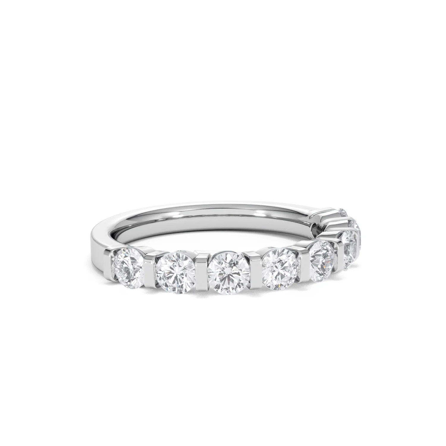 HANNAH PLATINUM Diamond ETERNITY RING 1.00CT G/VS - Image 16