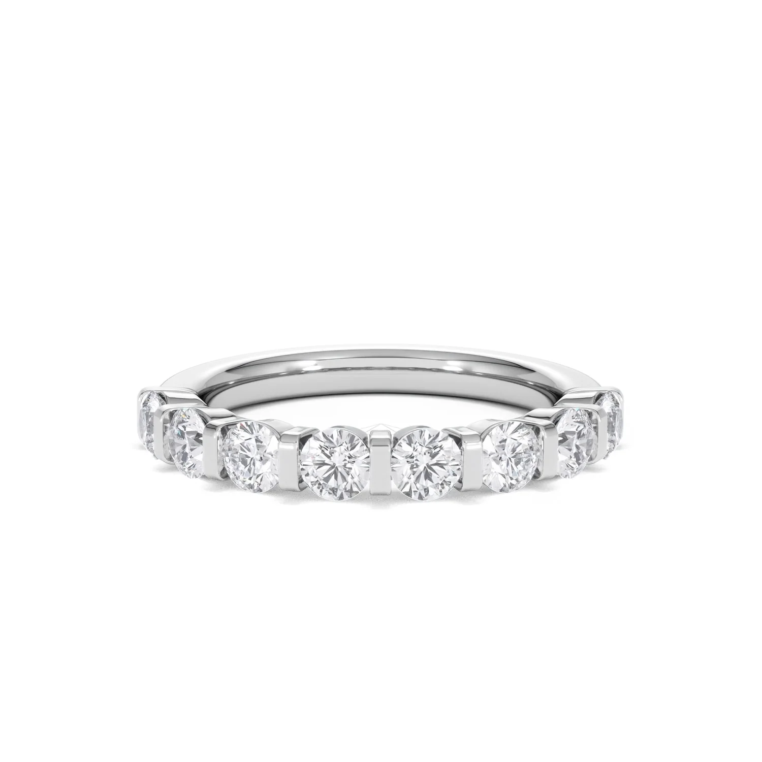 HANNAH PLATINUM Diamond ETERNITY RING 1.00CT G/VS - Image 8