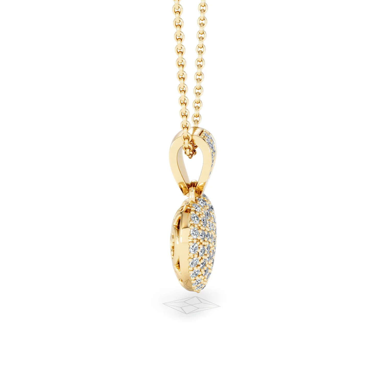 Heart Lab Diamond Necklace 0.50ct in 18K Gold Vermeil - Image 27