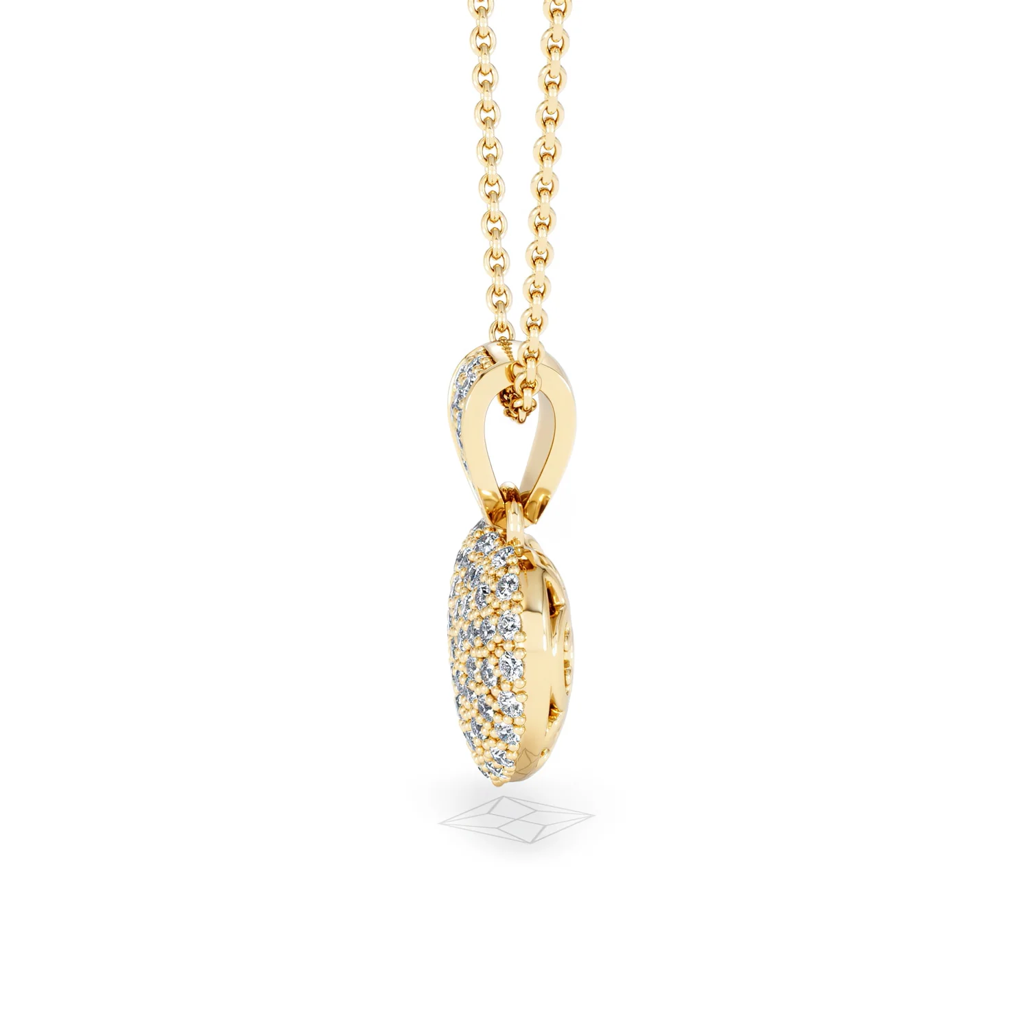 Heart Lab Diamond Necklace 0.50ct in 18K Gold Vermeil - Image 71