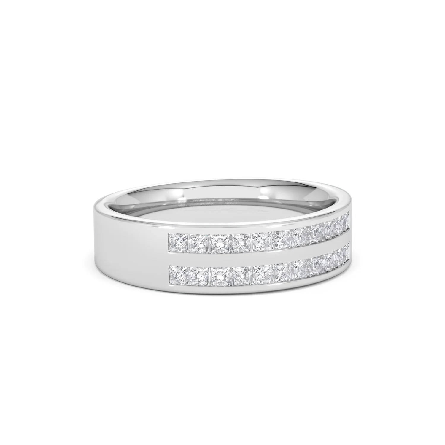 HOLLY 18K White Gold Diamond ETERNITY RING 0.50CT G/VS - Image 14