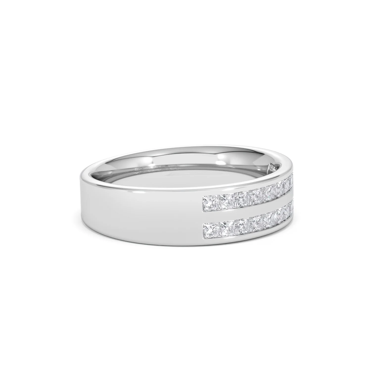 HOLLY 18K White Gold Diamond ETERNITY RING 0.50CT G/VS - Image 21