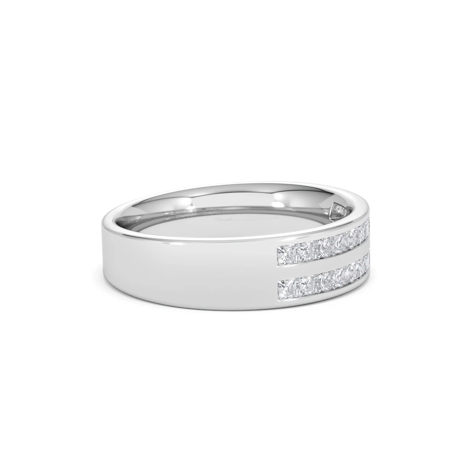 HOLLY 18K White Gold Diamond ETERNITY RING 0.50CT G/VS - Image 23