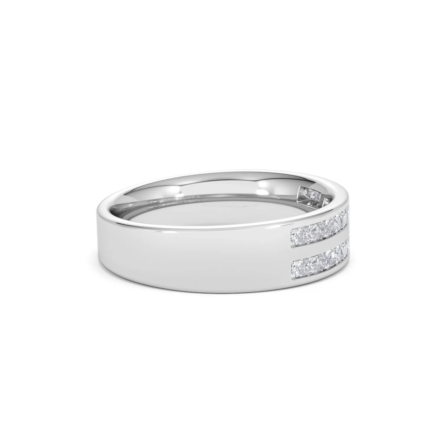 HOLLY 18K White Gold Diamond ETERNITY RING 0.50CT G/VS - Image 26