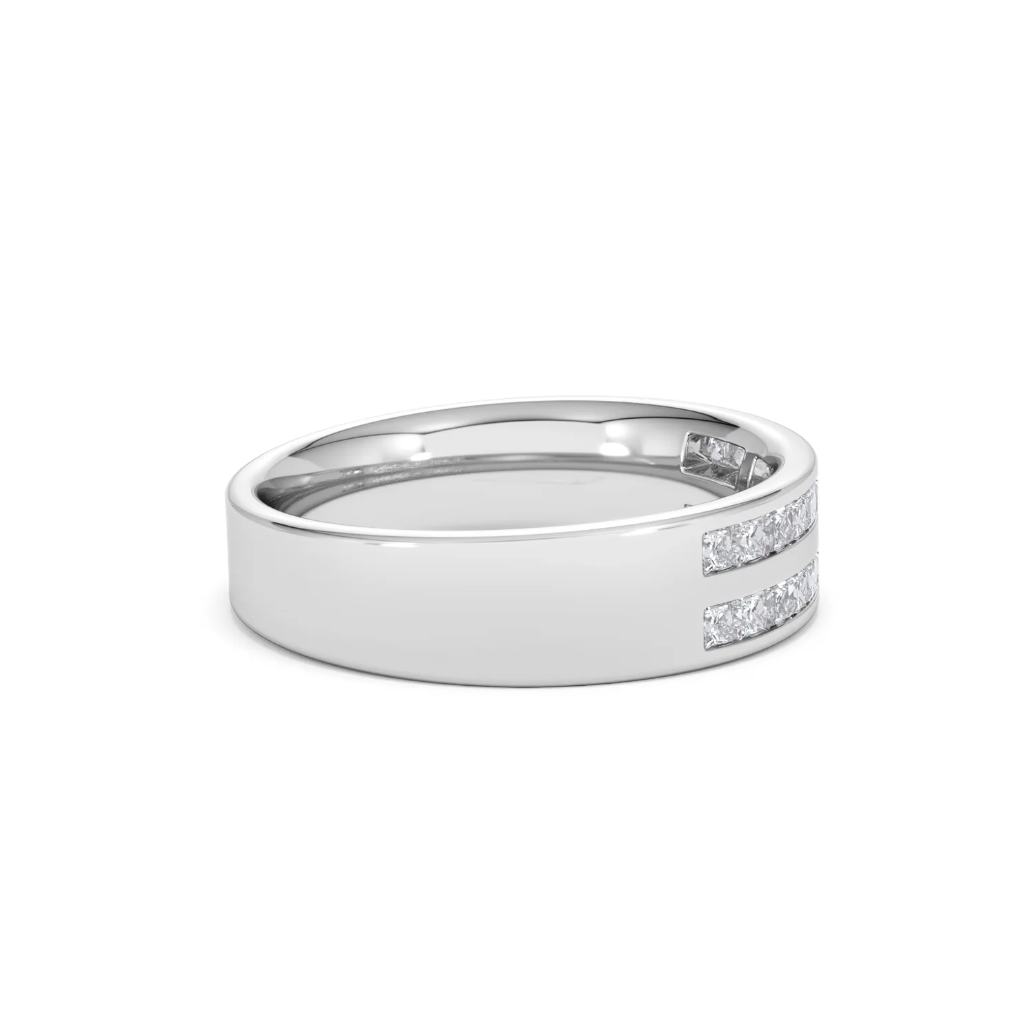 HOLLY 18K White Gold Diamond ETERNITY RING 0.50CT G/VS - Image 27