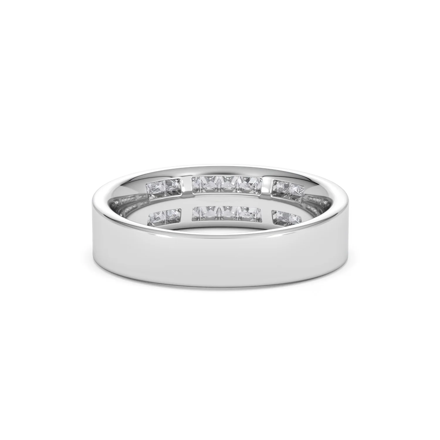 HOLLY 18K White Gold Diamond ETERNITY RING 0.50CT G/VS - Image 47