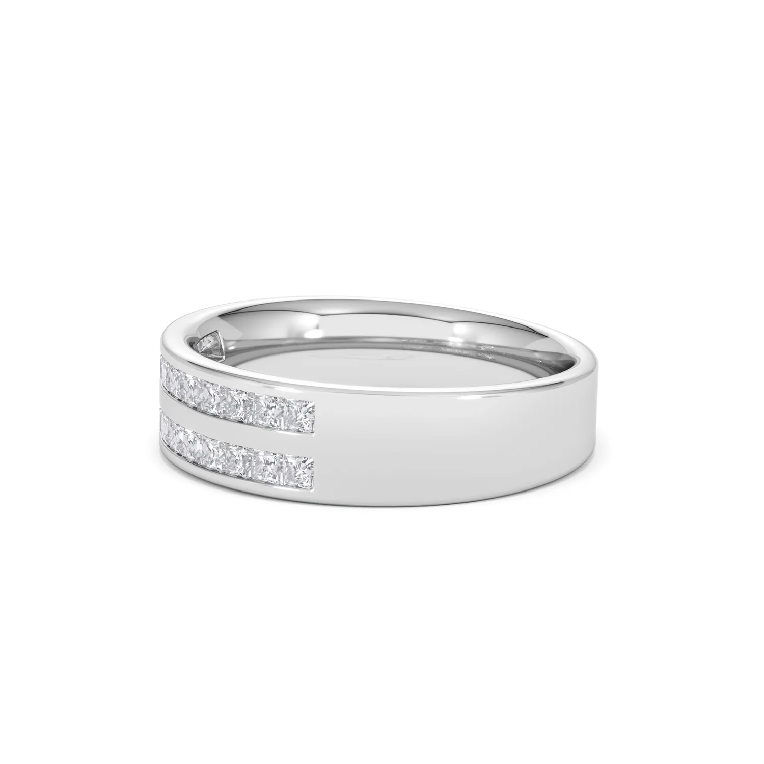 HOLLY 18K White Gold Diamond ETERNITY RING 0.50CT G/VS - Image 73