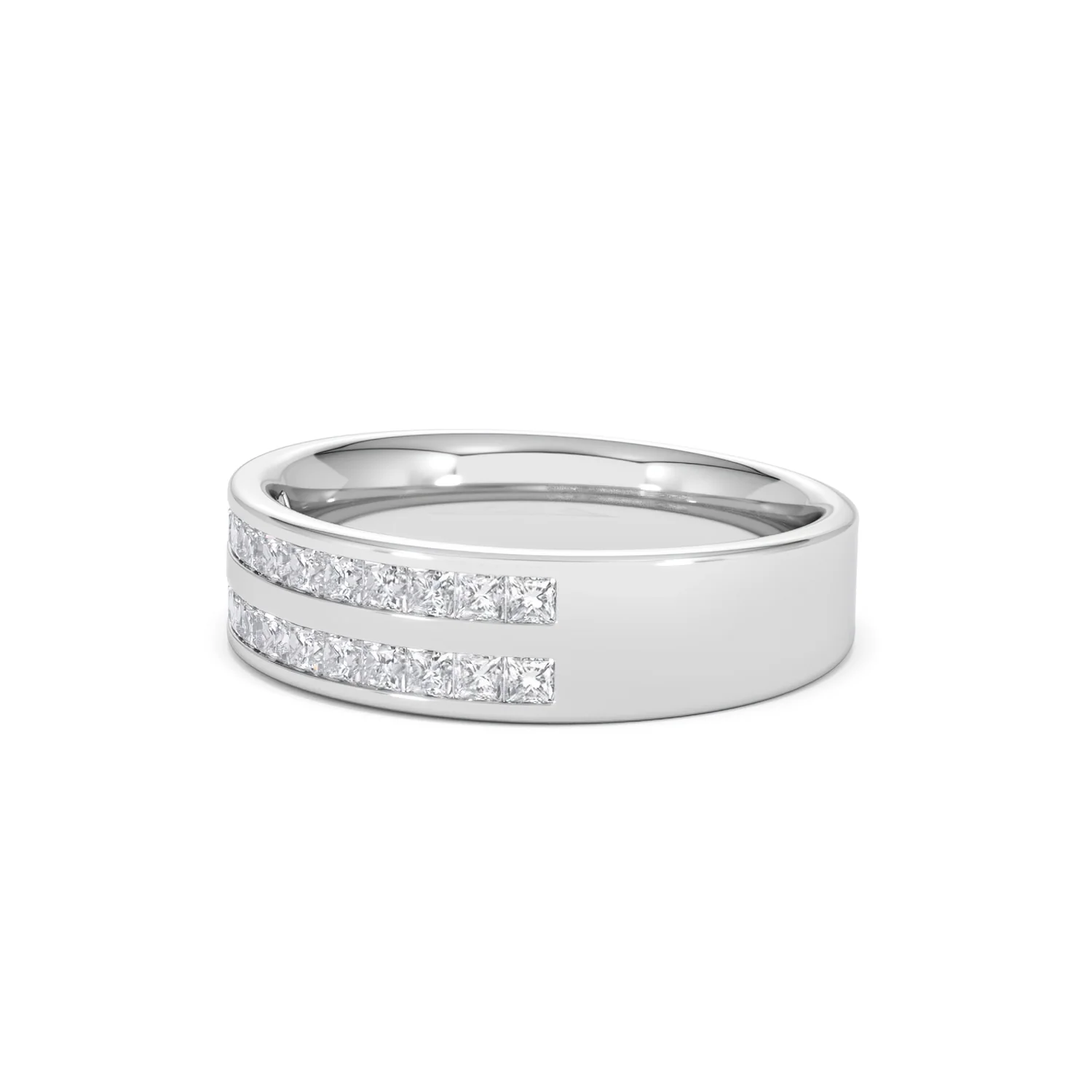 HOLLY 18K White Gold Diamond ETERNITY RING 0.50CT G/VS - Image 77