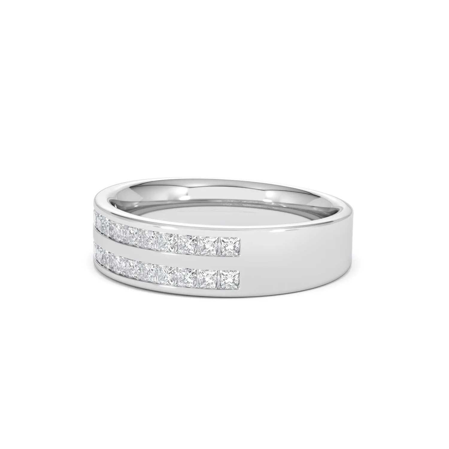 HOLLY 18K White Gold Diamond ETERNITY RING 0.50CT G/VS - Image 78