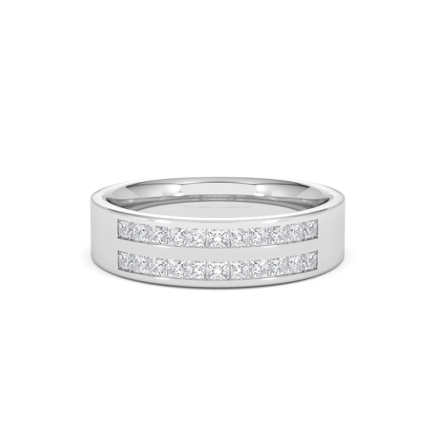 HOLLY 18K White Gold Diamond ETERNITY RING 0.50CT G/VS - Image 8