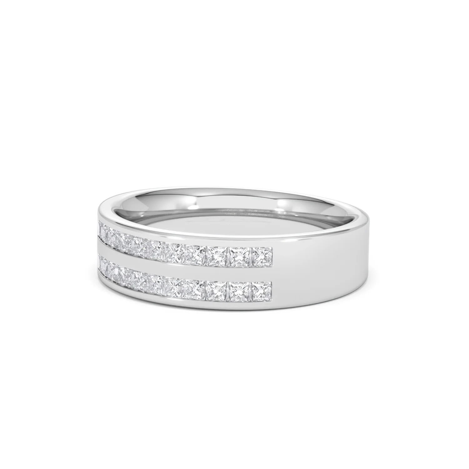 HOLLY 18K White Gold Diamond ETERNITY RING 0.50CT G/VS - Image 80