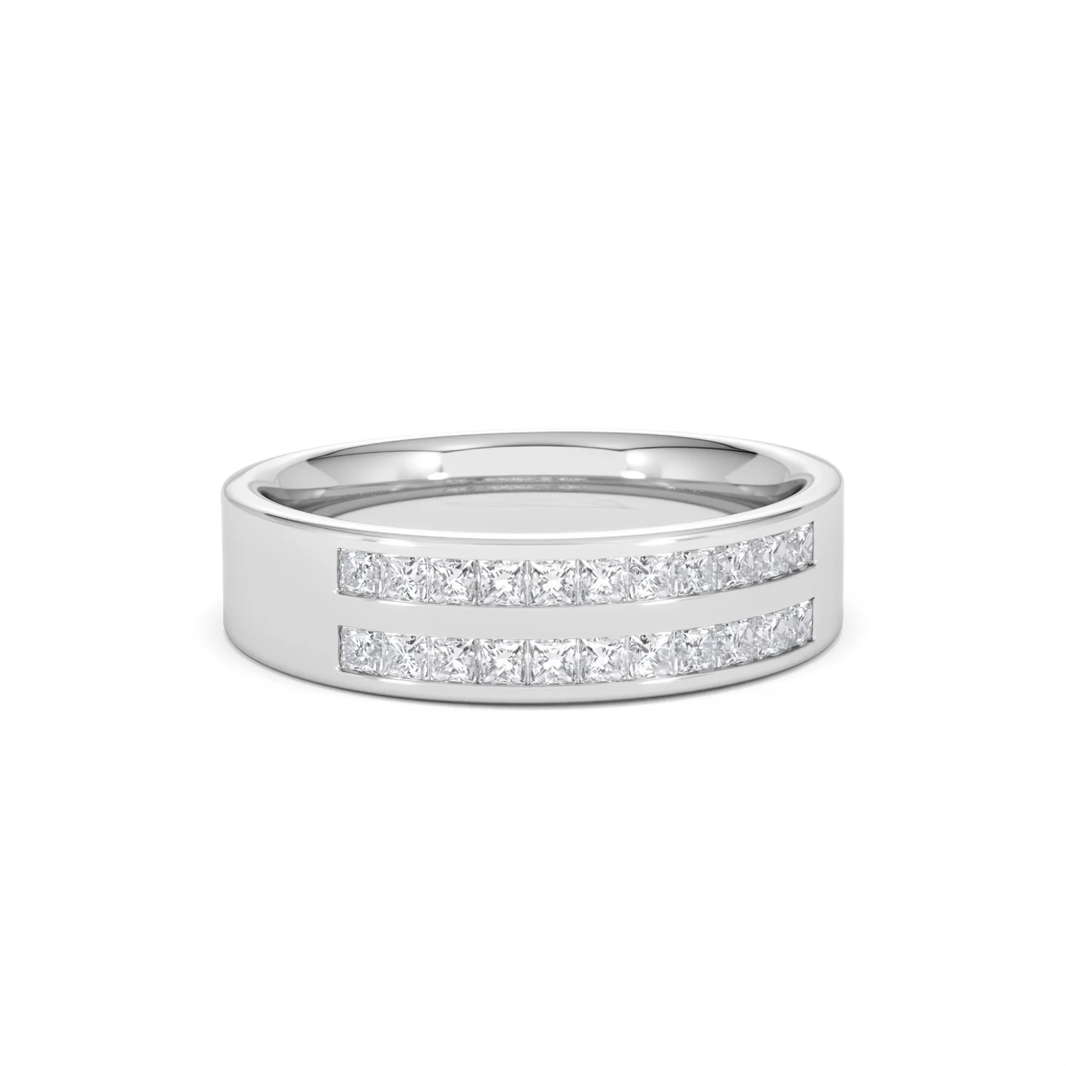 HOLLY 18K White Gold Diamond ETERNITY RING 0.50CT H/SI - Image 11