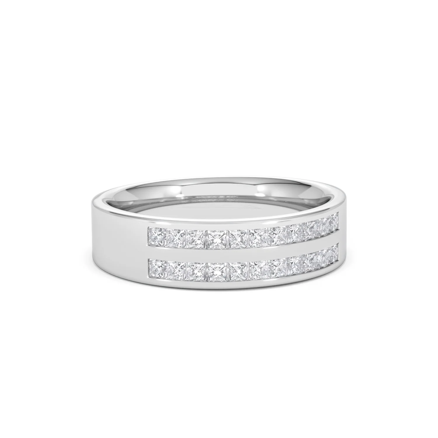 HOLLY 18K White Gold Diamond ETERNITY RING 0.50CT H/SI - Image 12