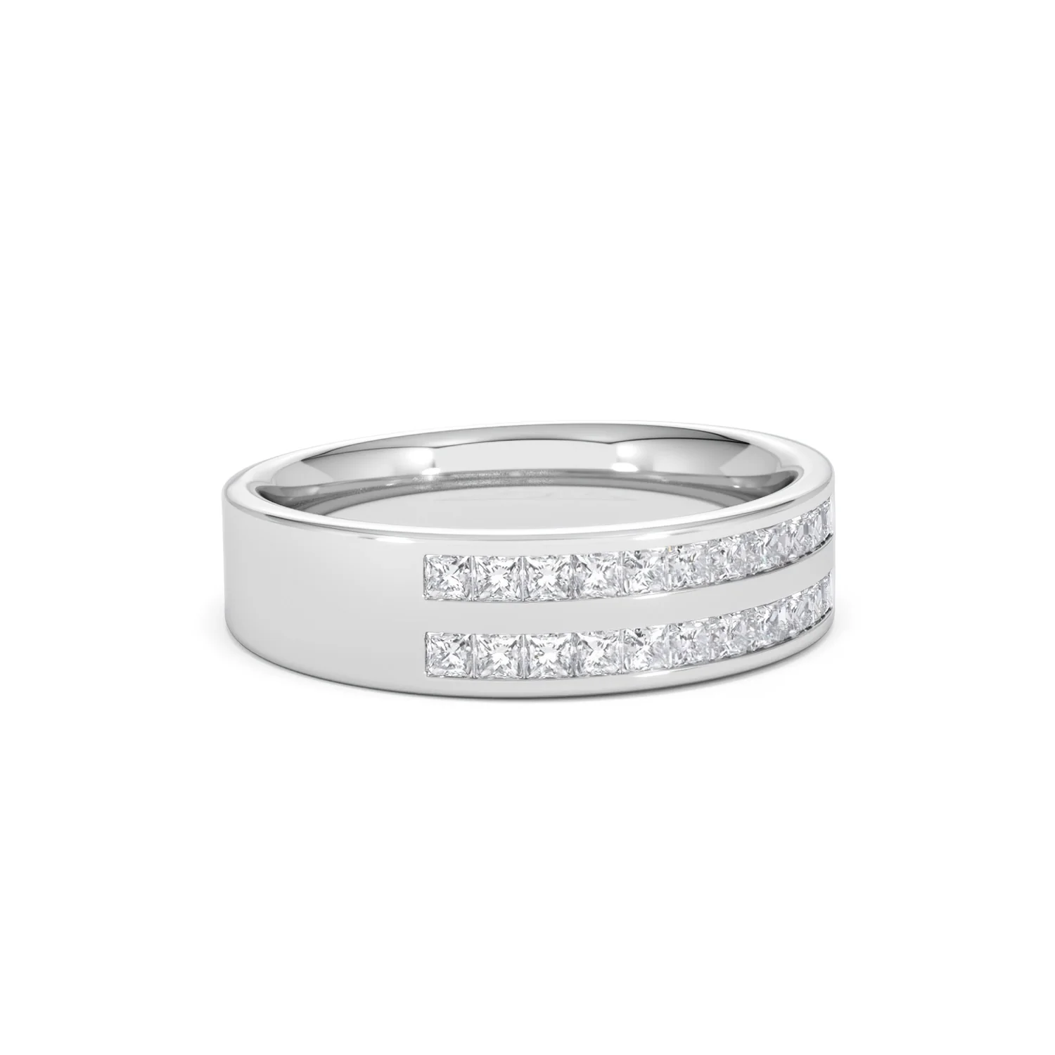 HOLLY 18K White Gold Diamond ETERNITY RING 0.50CT H/SI - Image 15