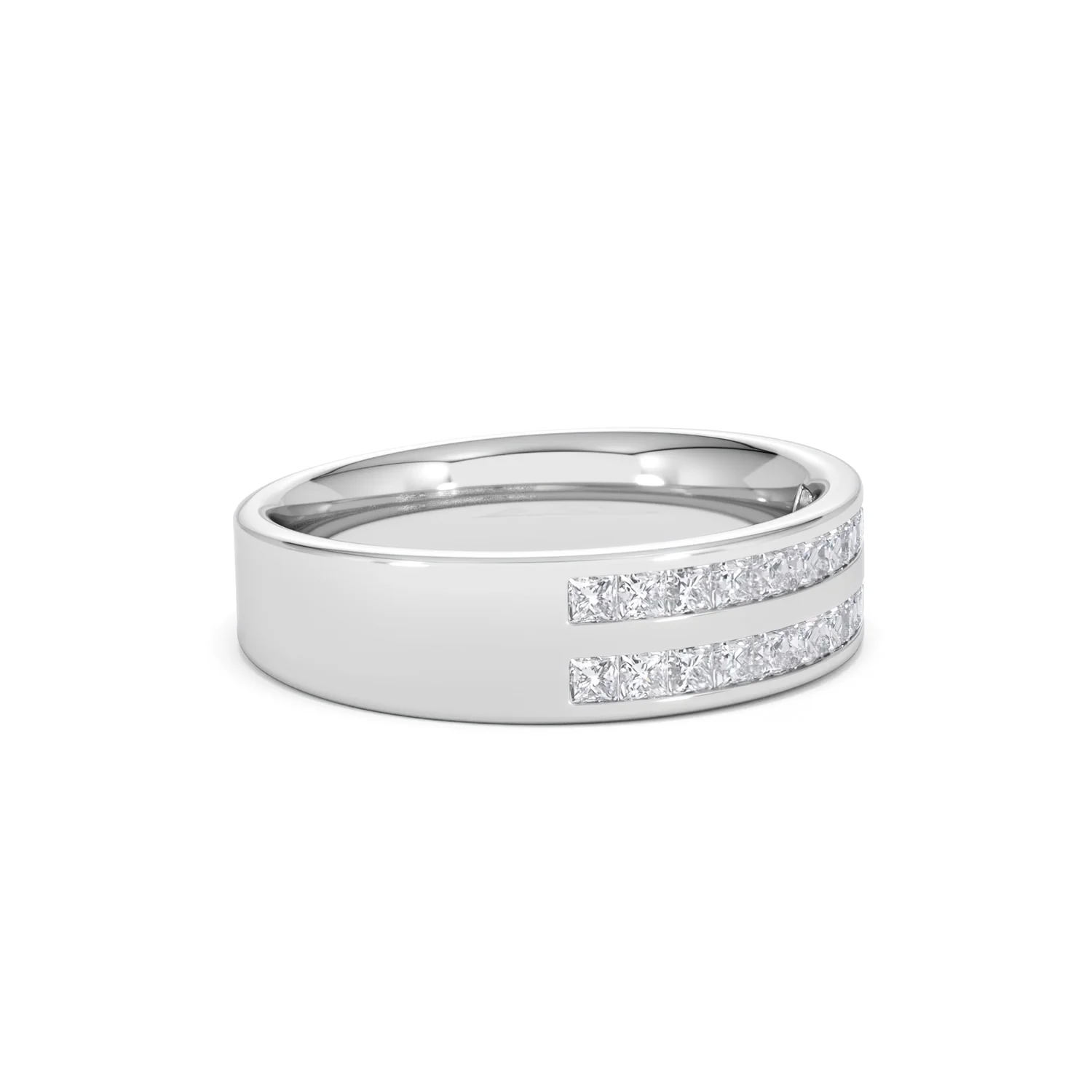 HOLLY 18K White Gold Diamond ETERNITY RING 0.50CT H/SI - Image 20