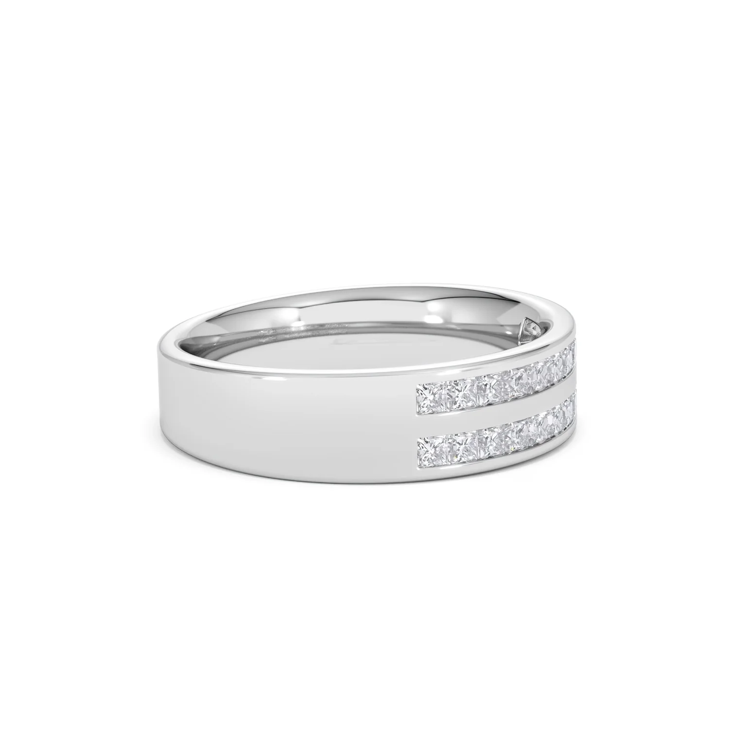 HOLLY 18K White Gold Diamond ETERNITY RING 0.50CT H/SI - Image 22