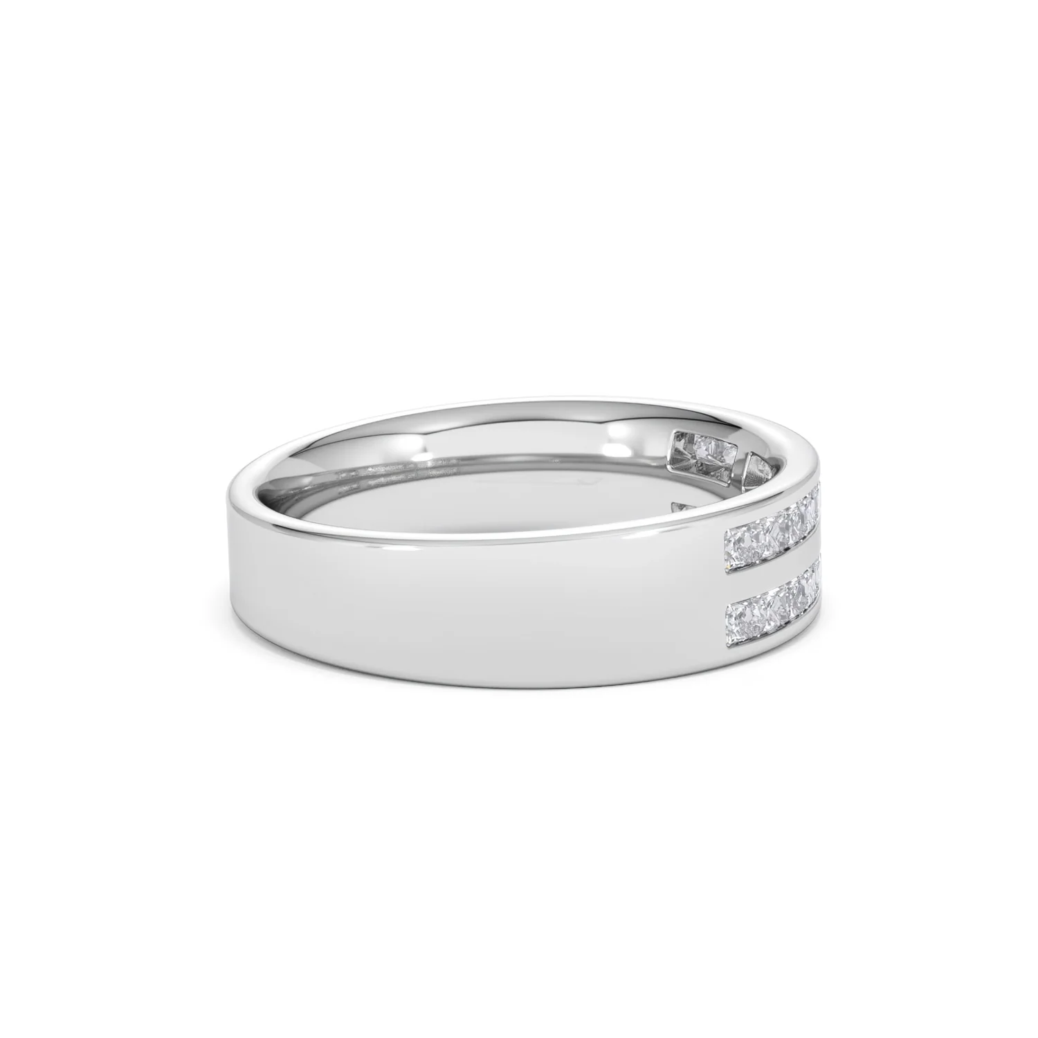 HOLLY 18K White Gold Diamond ETERNITY RING 0.50CT H/SI - Image 28