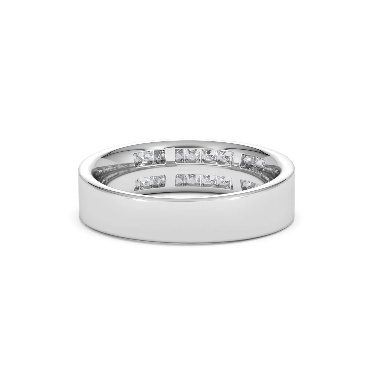 HOLLY 18K White Gold Diamond ETERNITY RING 0.50CT H/SI - Image 45