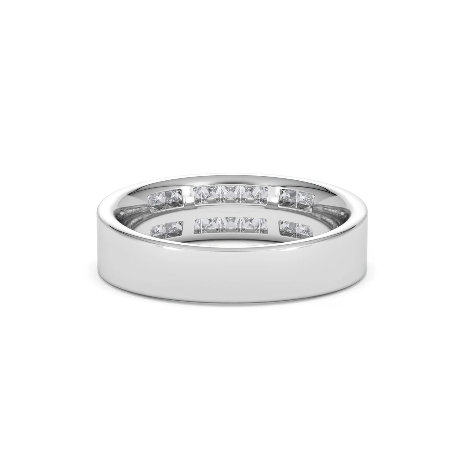HOLLY 18K White Gold Diamond ETERNITY RING 0.50CT H/SI - Image 48