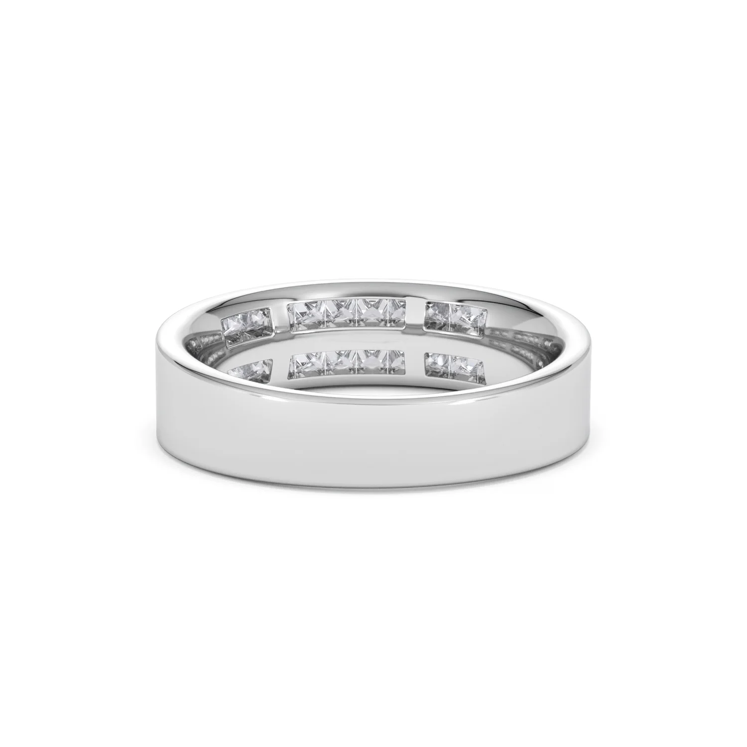 HOLLY 18K White Gold Diamond ETERNITY RING 0.50CT H/SI - Image 50