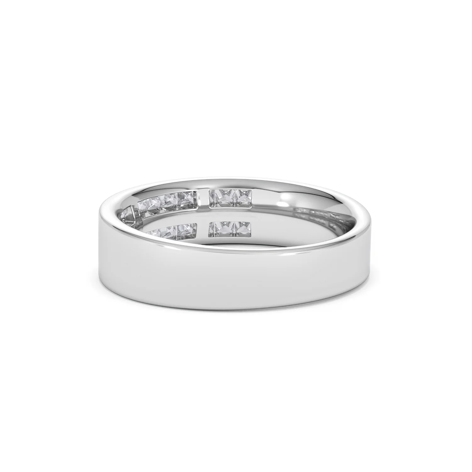HOLLY 18K White Gold Diamond ETERNITY RING 0.50CT H/SI - Image 57