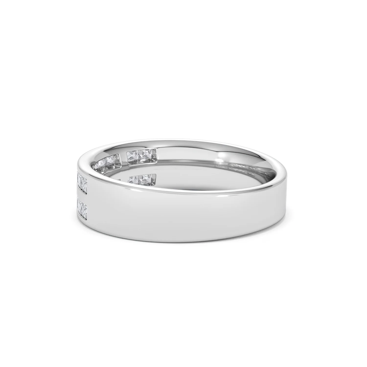 HOLLY 18K White Gold Diamond ETERNITY RING 0.50CT H/SI - Image 63