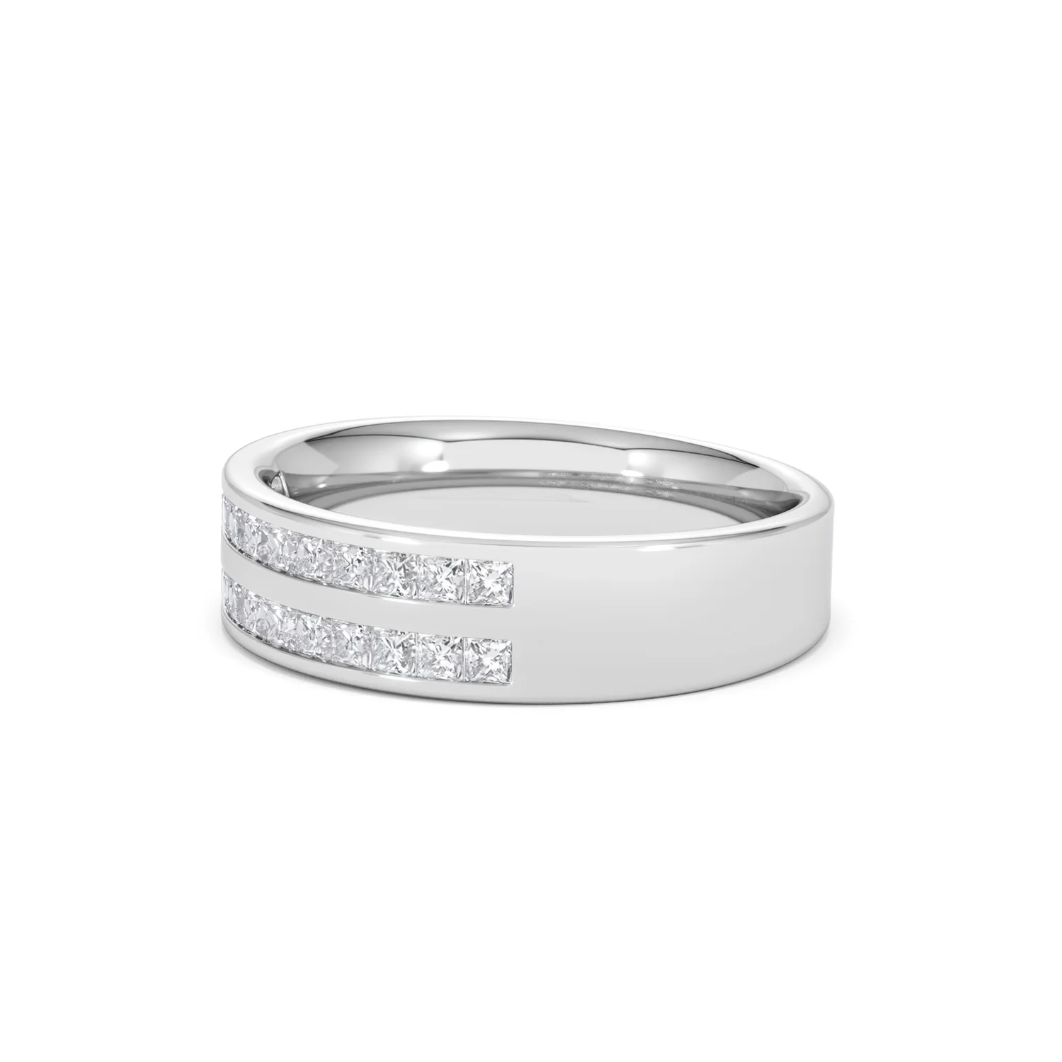 HOLLY 18K White Gold Diamond ETERNITY RING 0.50CT H/SI - Image 76