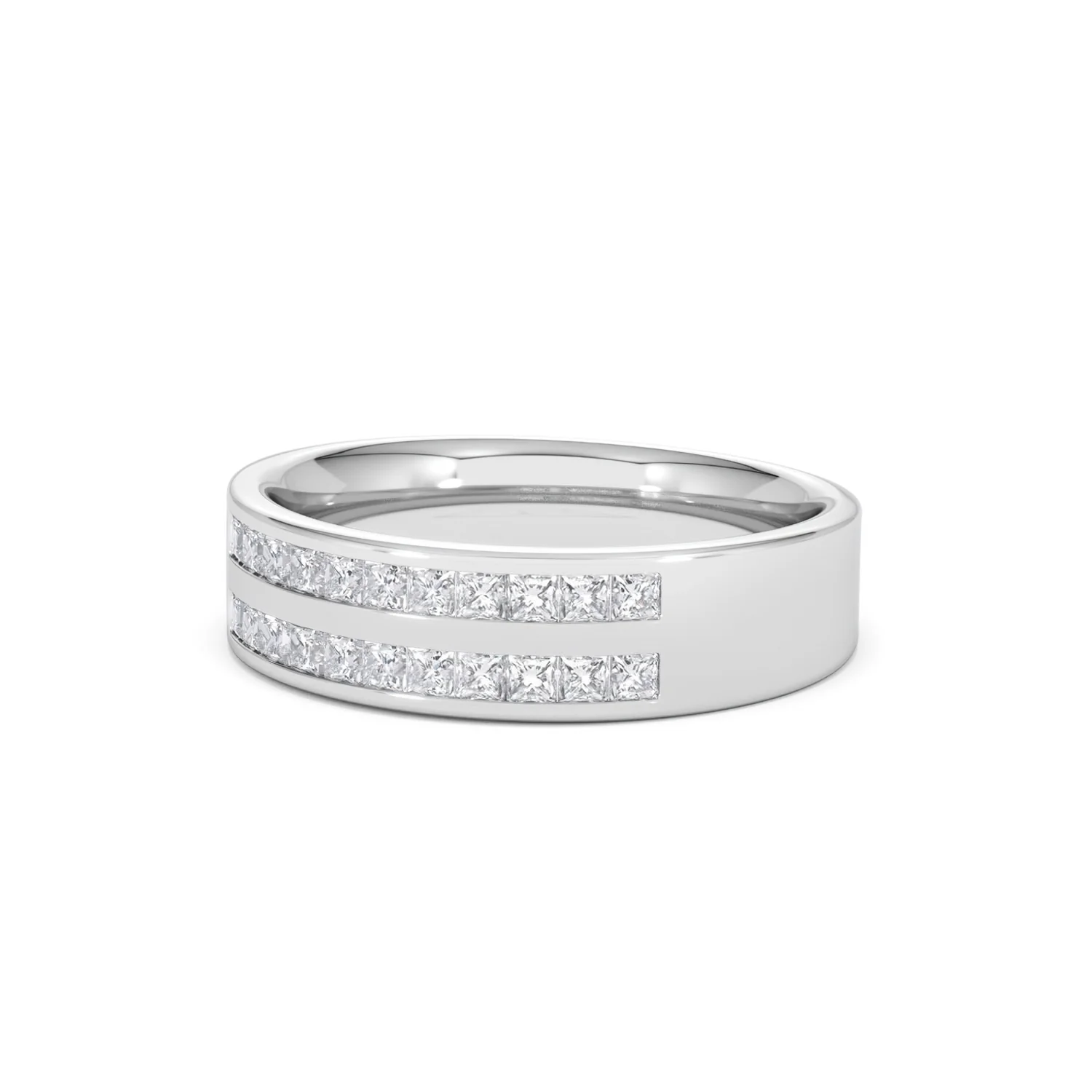 HOLLY 18K White Gold Diamond ETERNITY RING 0.50CT H/SI - Image 81