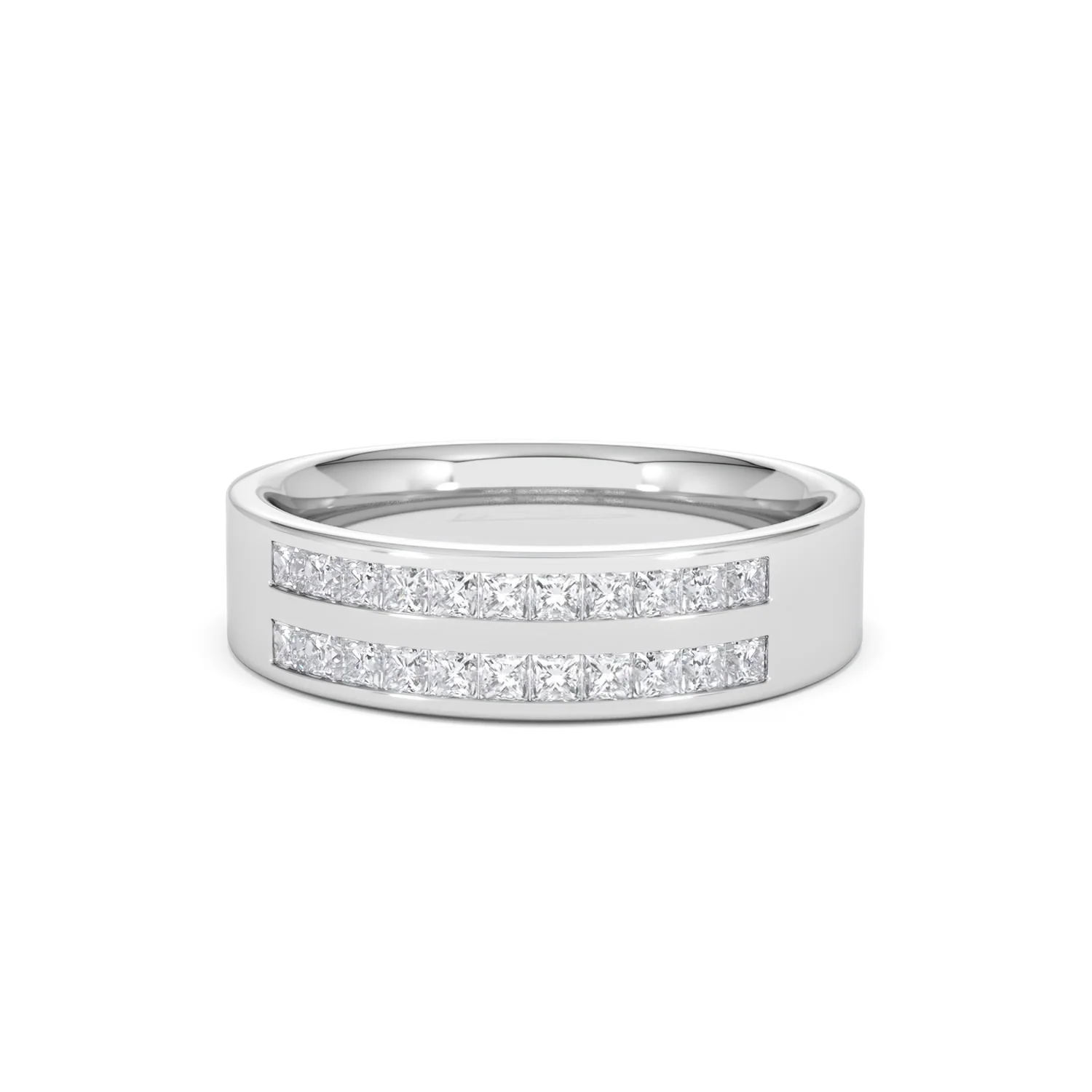 HOLLY 18K White Gold Diamond ETERNITY RING 0.50CT H/SI - Image 86