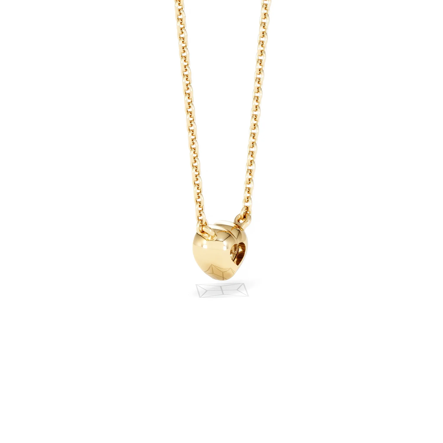 Horizon Heart Cut Lab Diamond Solitaire Necklace 0.25ct H/SI in 18k Gold Vermeil - Image 61