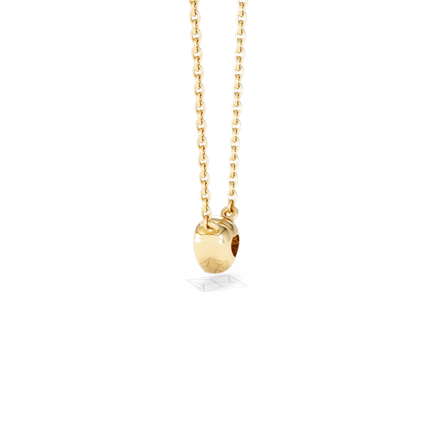 Horizon Heart Cut Lab Diamond Solitaire Necklace 0.25ct H/SI in 18k Gold Vermeil - Image 65