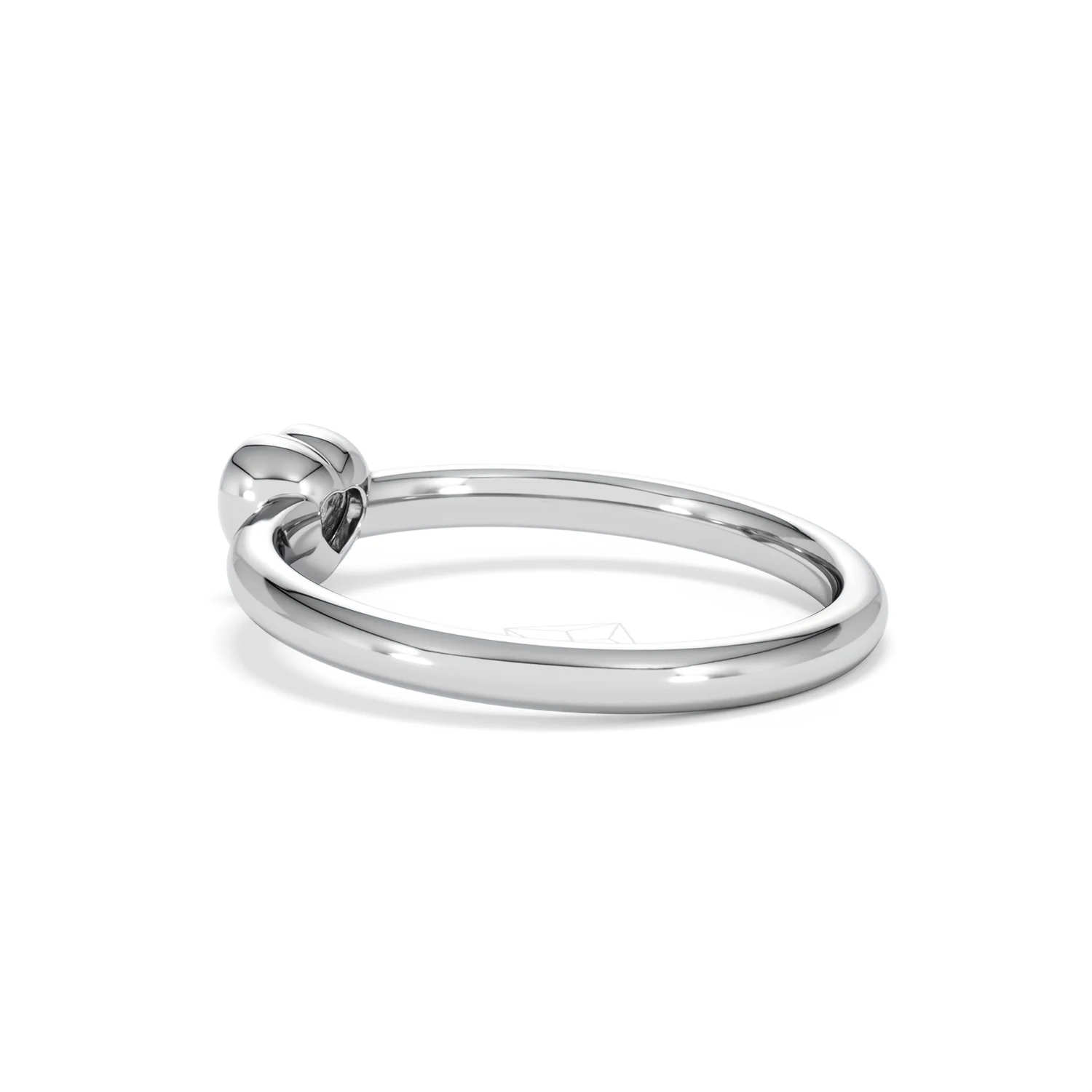 Horizon Heart Cut Lab Diamond Solitaire Ring 0.25ct H/SI in 9K White Gold - Image 62