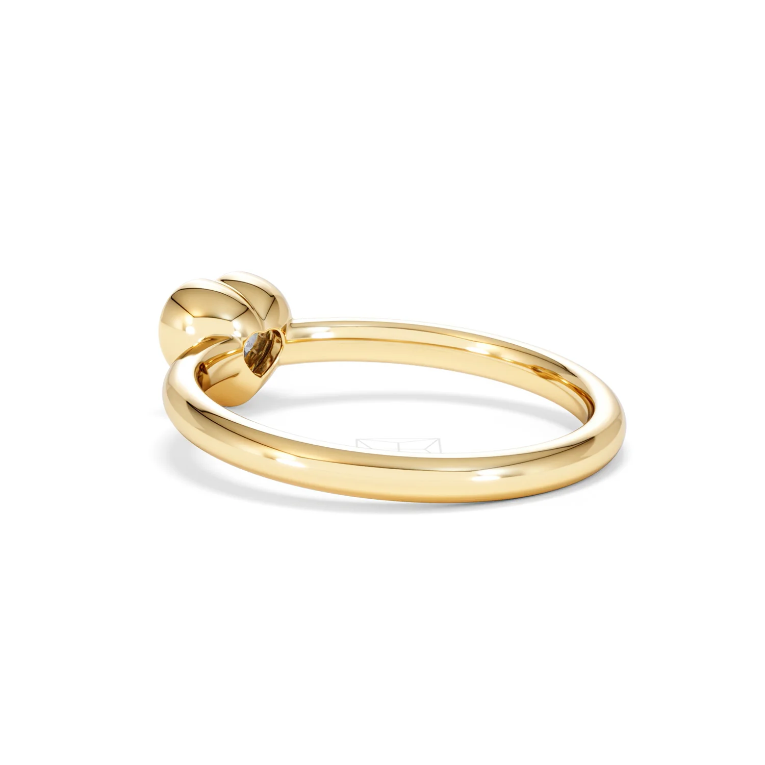 Horizon Heart Cut Lab Diamond Solitaire Ring 0.50ct H/SI in 9K Gold - Image 60
