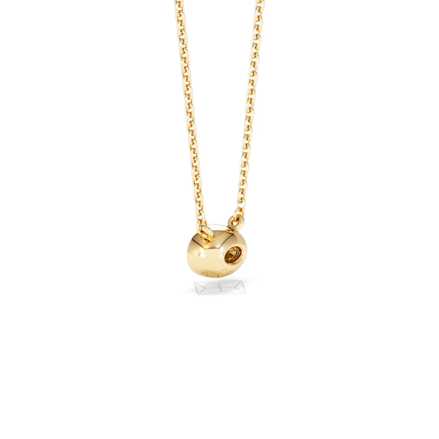 Horizon Oval Cut Lab Diamond Solitaire Necklace 0.25ct H/SI in 18k Gold Vermeil - Image 61