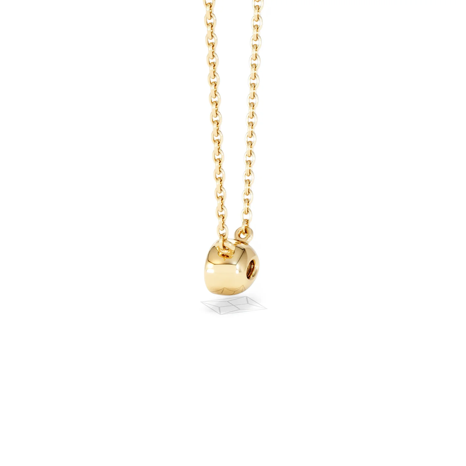 Horizon Oval Cut Lab Diamond Solitaire Necklace 0.25ct H/SI in 18k Gold Vermeil - Image 65