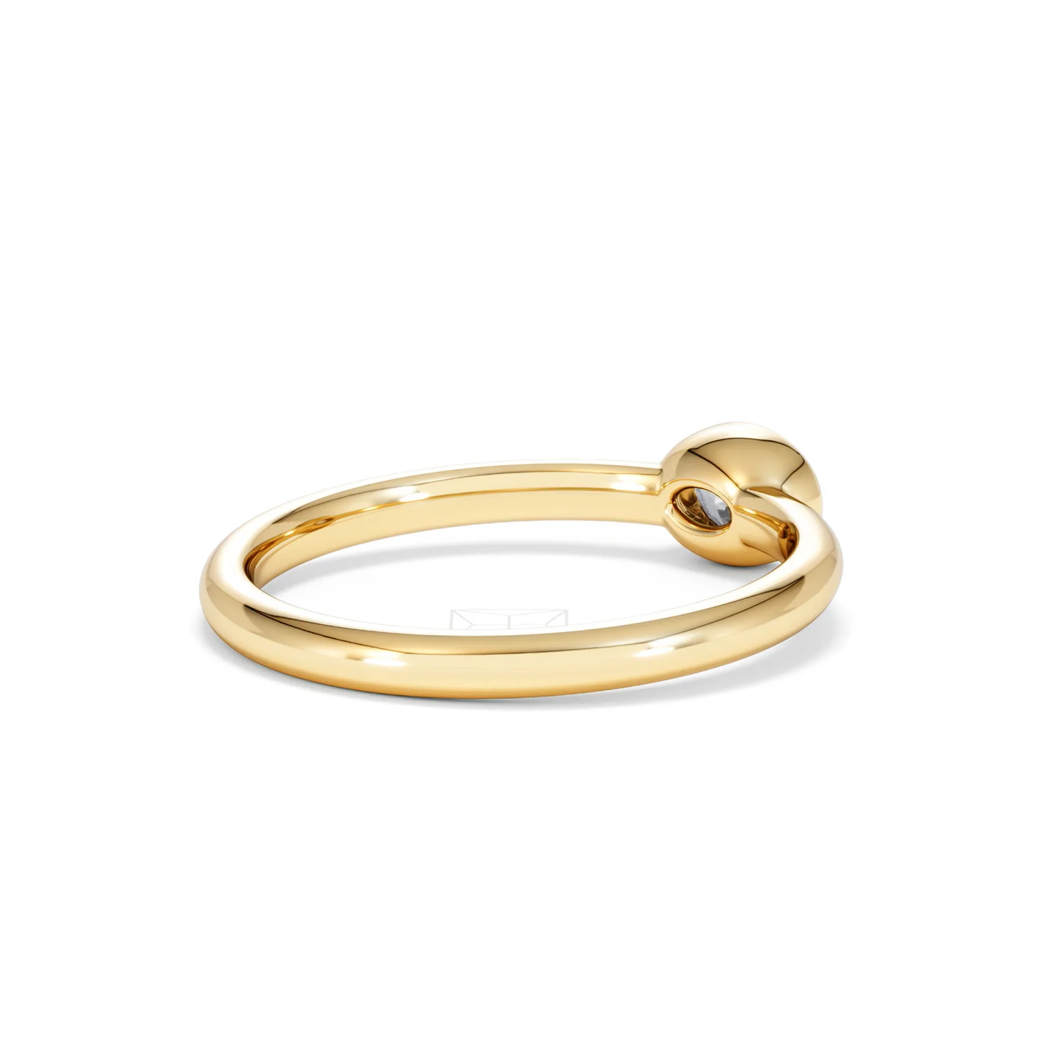 Horizon Oval Cut Lab Diamond Solitaire Ring 0.25ct H/SI in 18k Gold Vermeil - Image 41