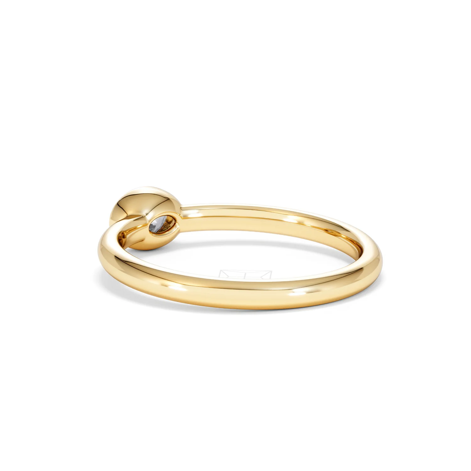 Horizon Oval Cut Lab Diamond Solitaire Ring 0.25ct H/SI in 18k Gold Vermeil - Image 60