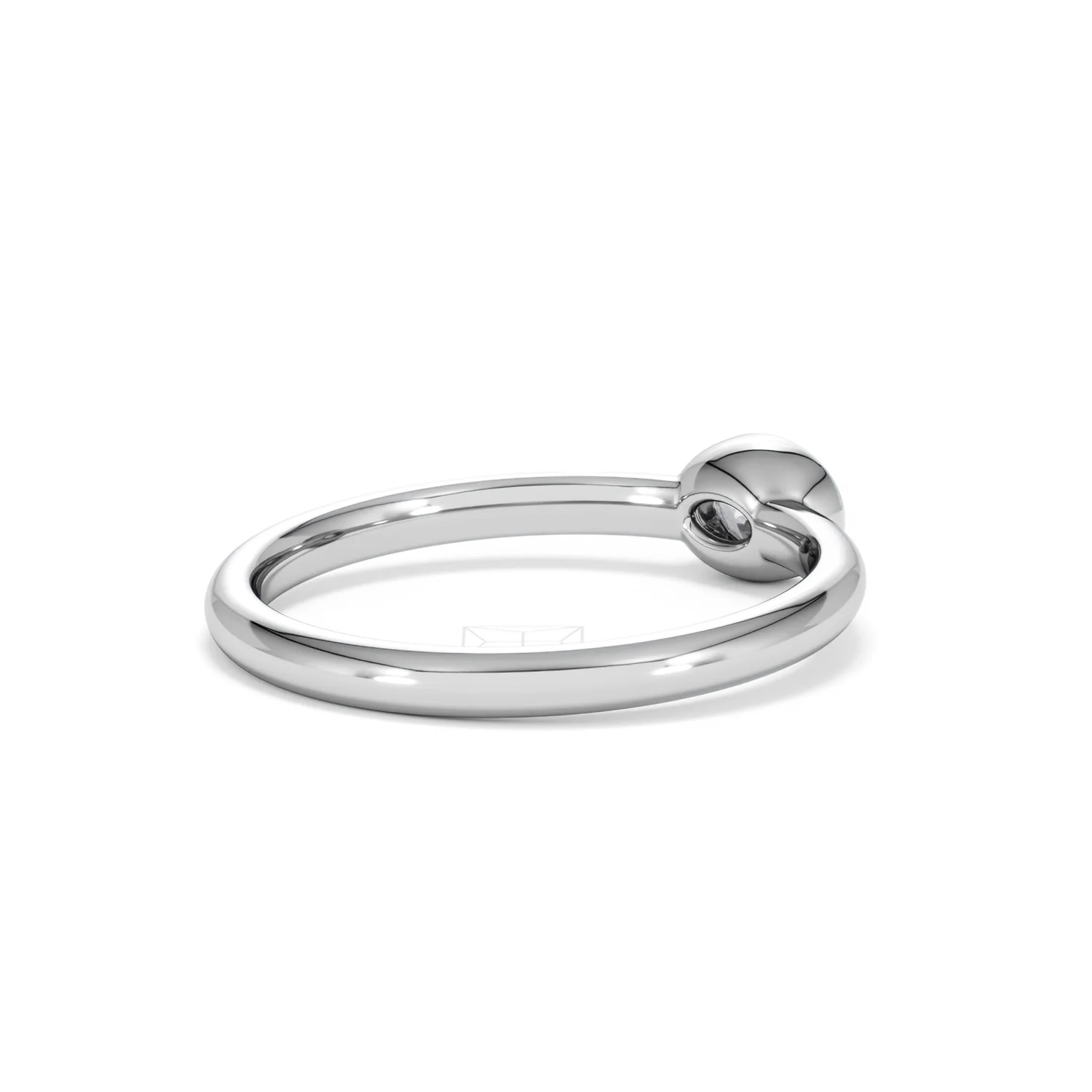 Horizon Oval Cut Lab Diamond Solitaire Ring 0.25ct H/SI in 925 Silver - Image 40