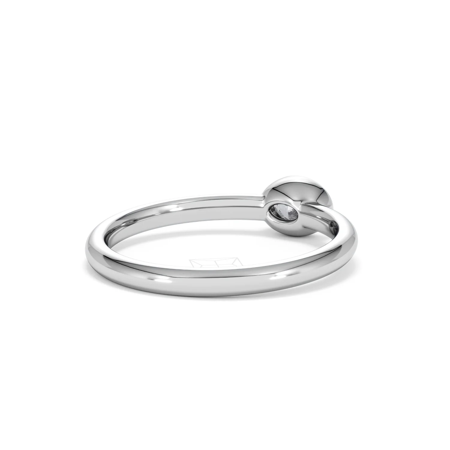 Horizon Oval Cut Lab Diamond Solitaire Ring 0.25ct H/SI in 925 Silver - Image 42