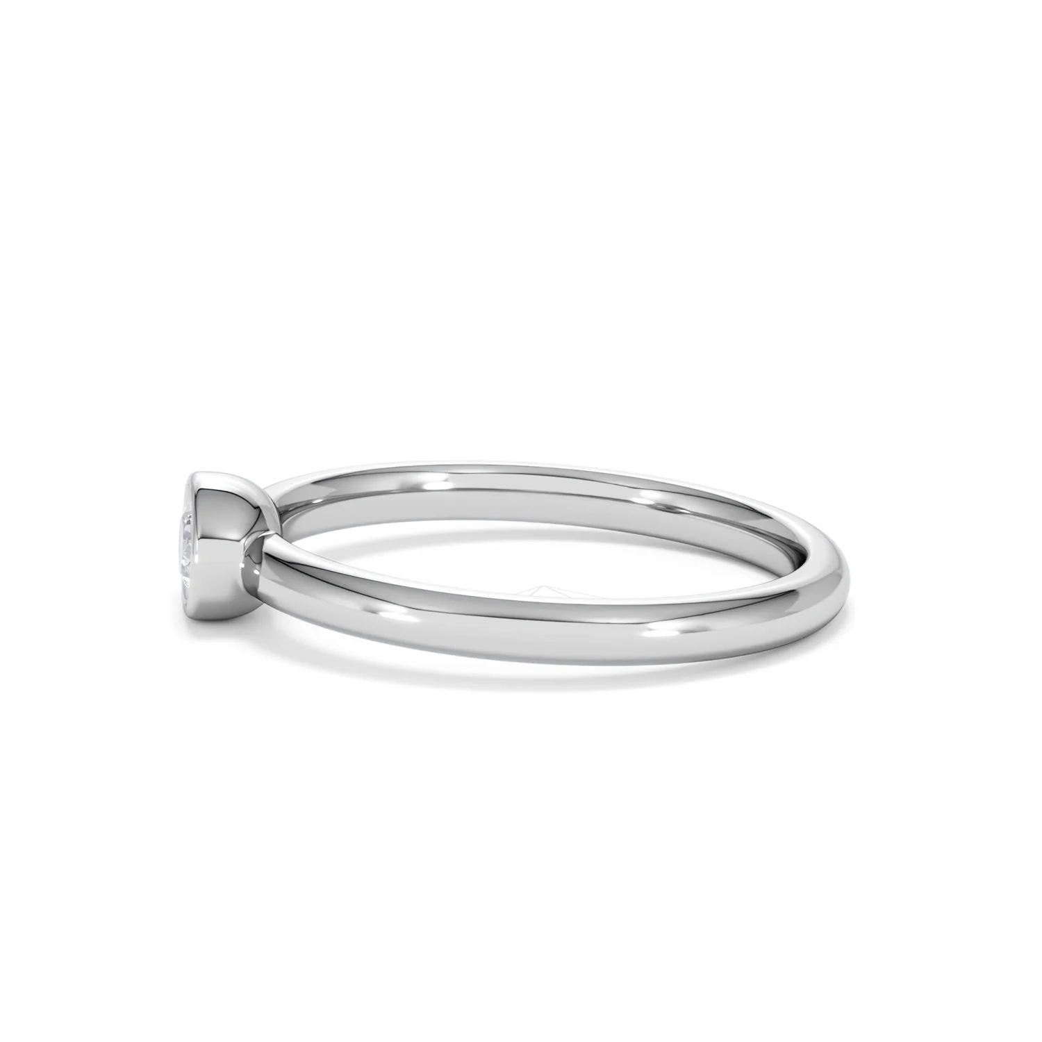 Horizon Oval Cut Lab Diamond Solitaire Ring 0.25ct H/SI in 925 Silver - Image 71