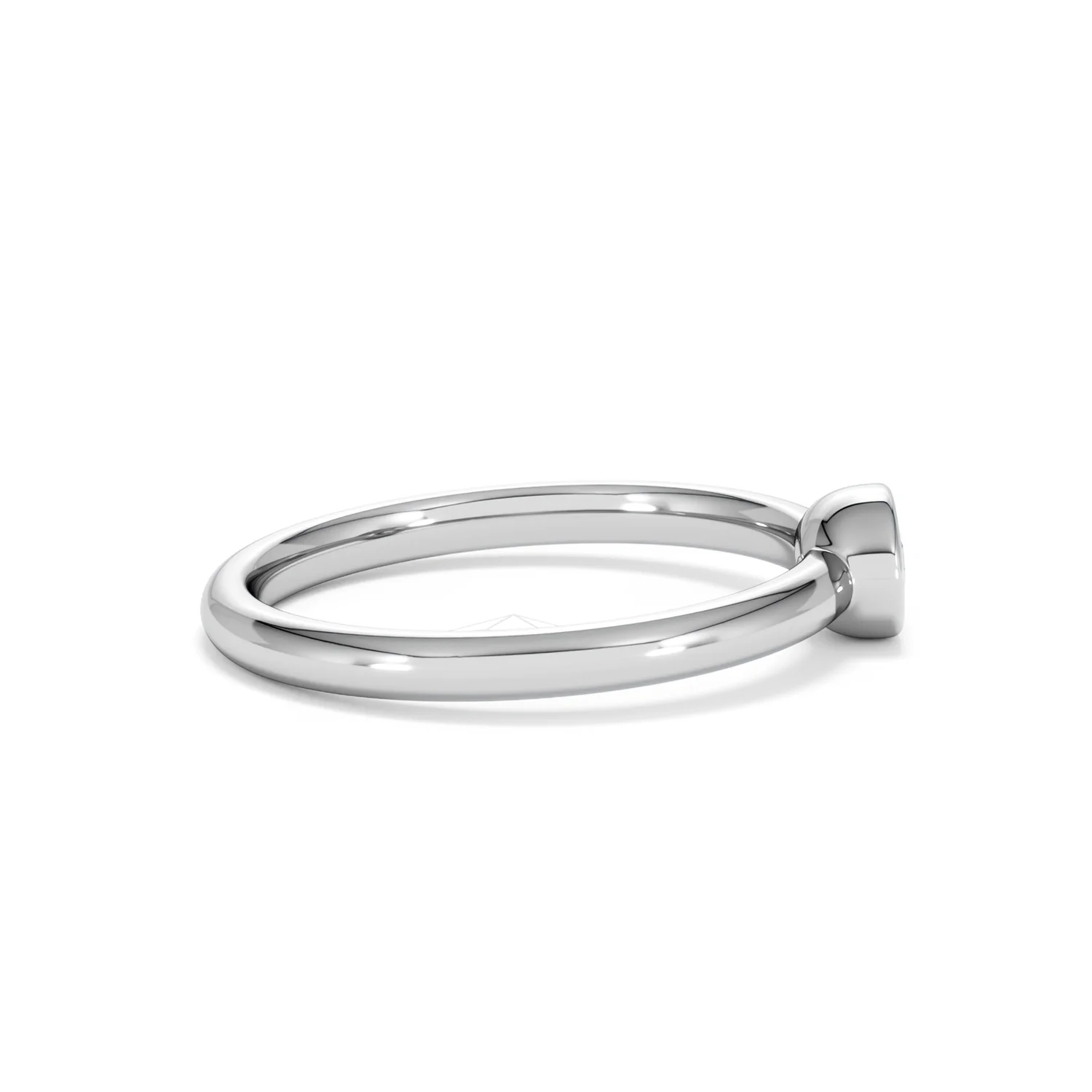 Horizon Oval Cut Lab Diamond Solitaire Ring 0.25ct H/SI in 9K White Gold - Image 30