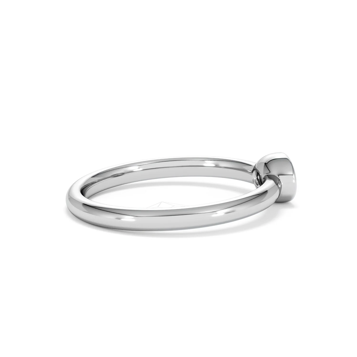 Horizon Oval Cut Lab Diamond Solitaire Ring 0.25ct H/SI in 9K White Gold - Image 33