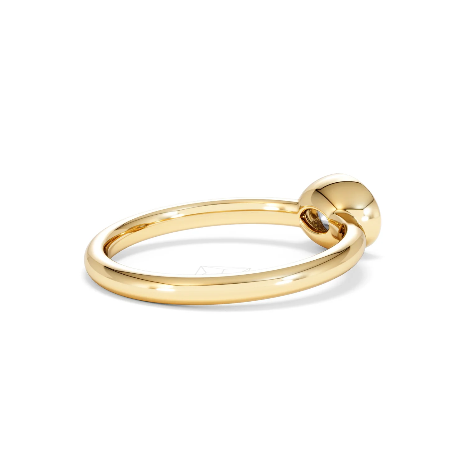 Horizon Oval Cut Lab Diamond Solitaire Ring 0.50ct H/SI in 9K Gold - Image 38