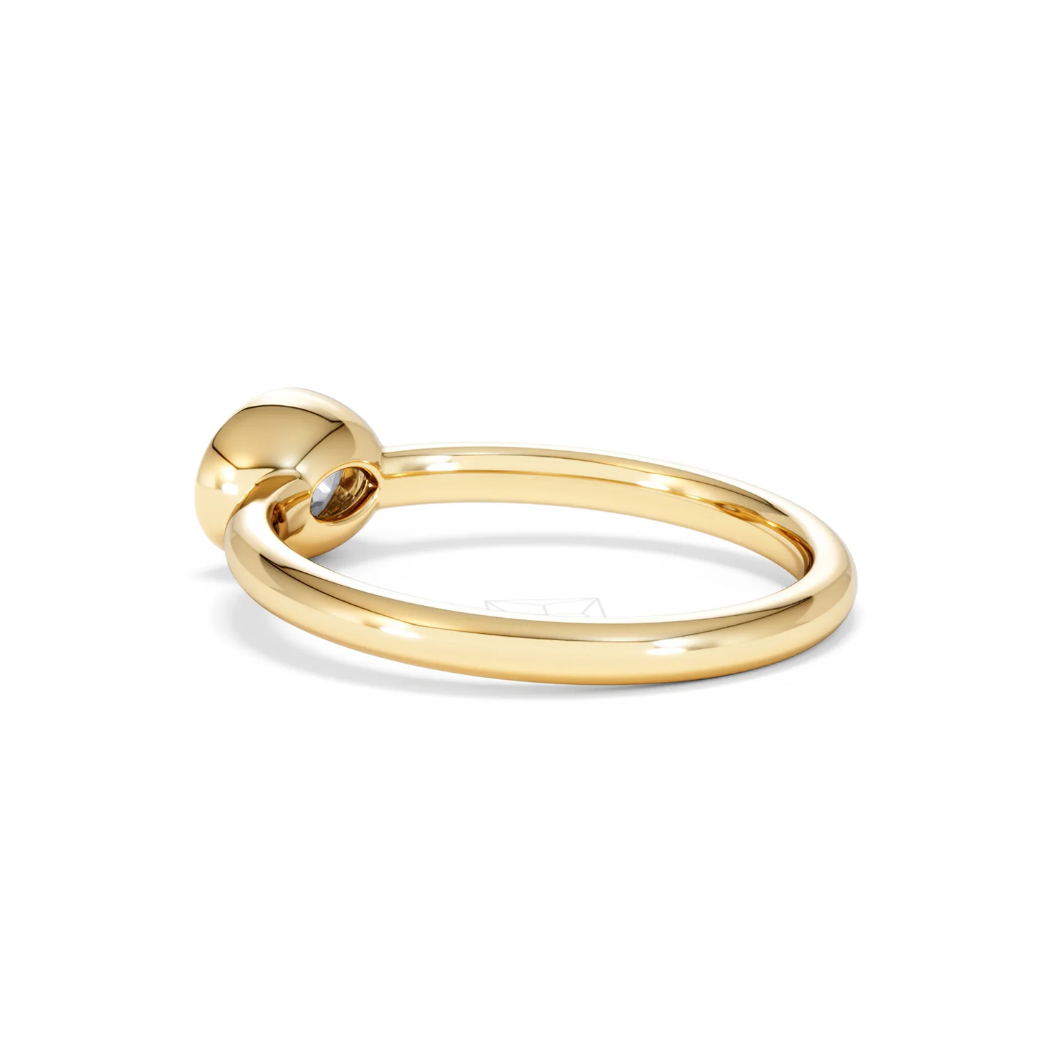 Horizon Oval Cut Lab Diamond Solitaire Ring 0.50ct H/SI in 9K Gold - Image 61