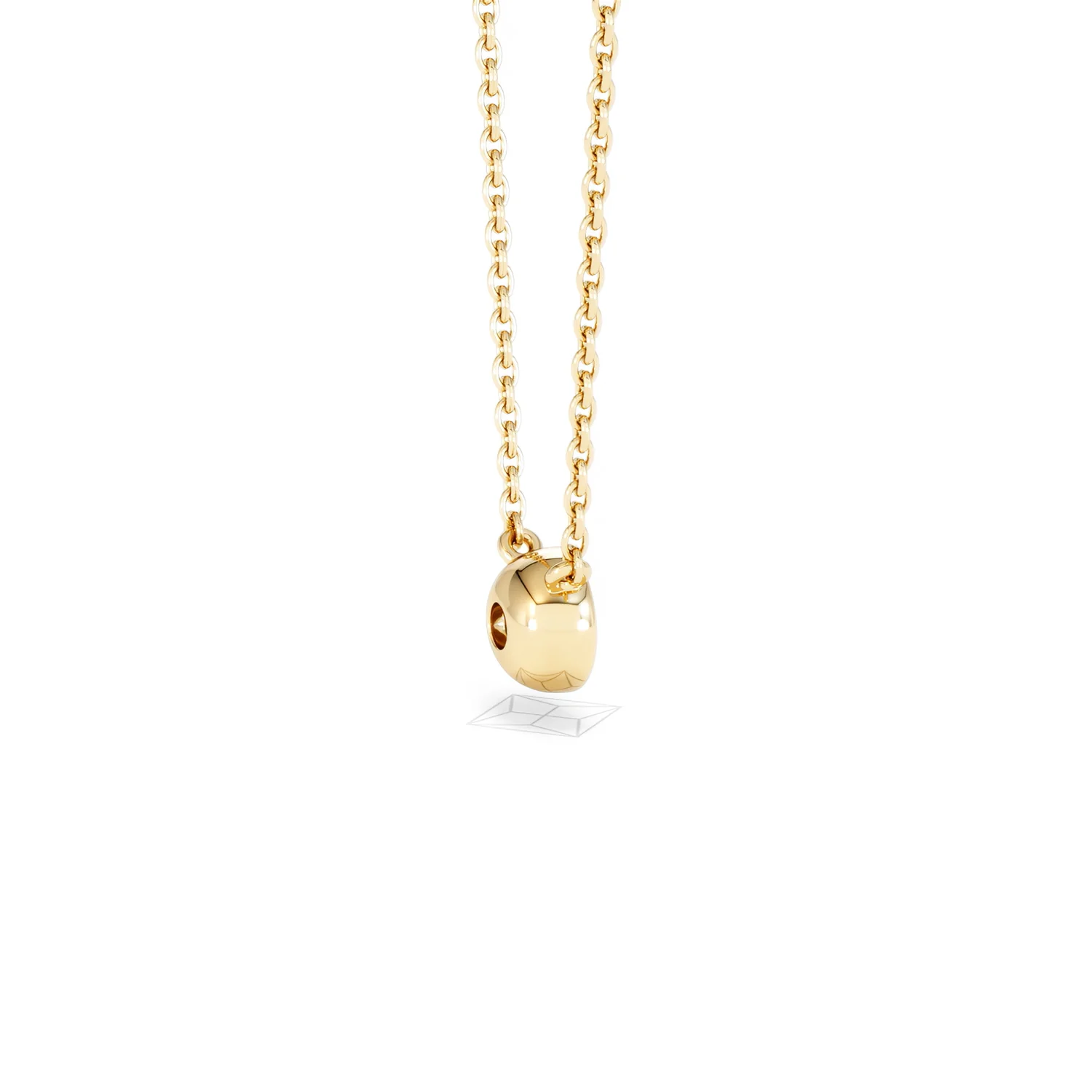 Horizon Round Cut Lab Diamond Solitaire Necklace 0.25ct H/SI in 18k Gold Vermeil - Image 35