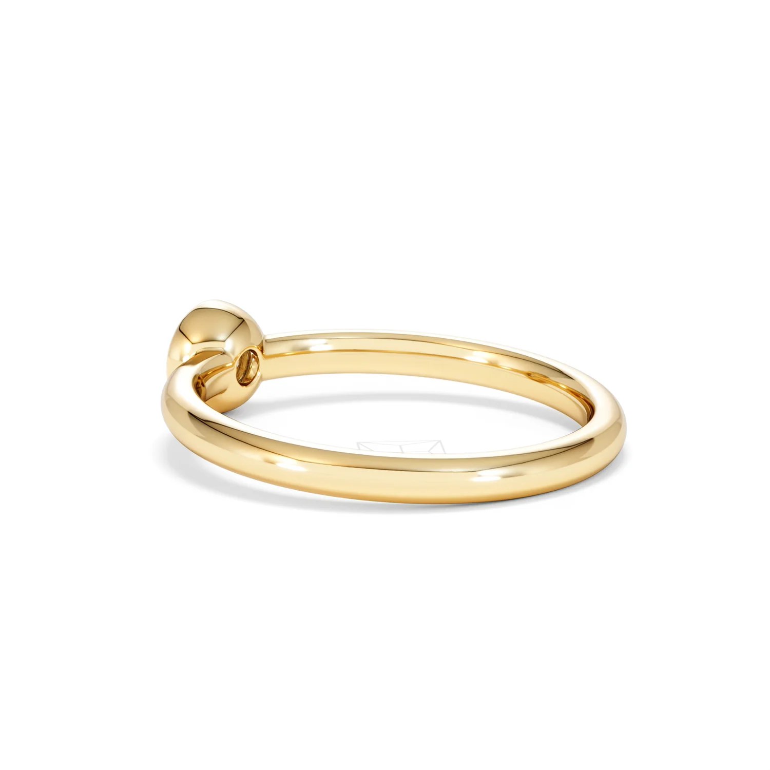 Horizon Round Cut Lab Diamond Solitaire Ring 0.25ct H/SI in 18k Gold Vermeil - Image 61