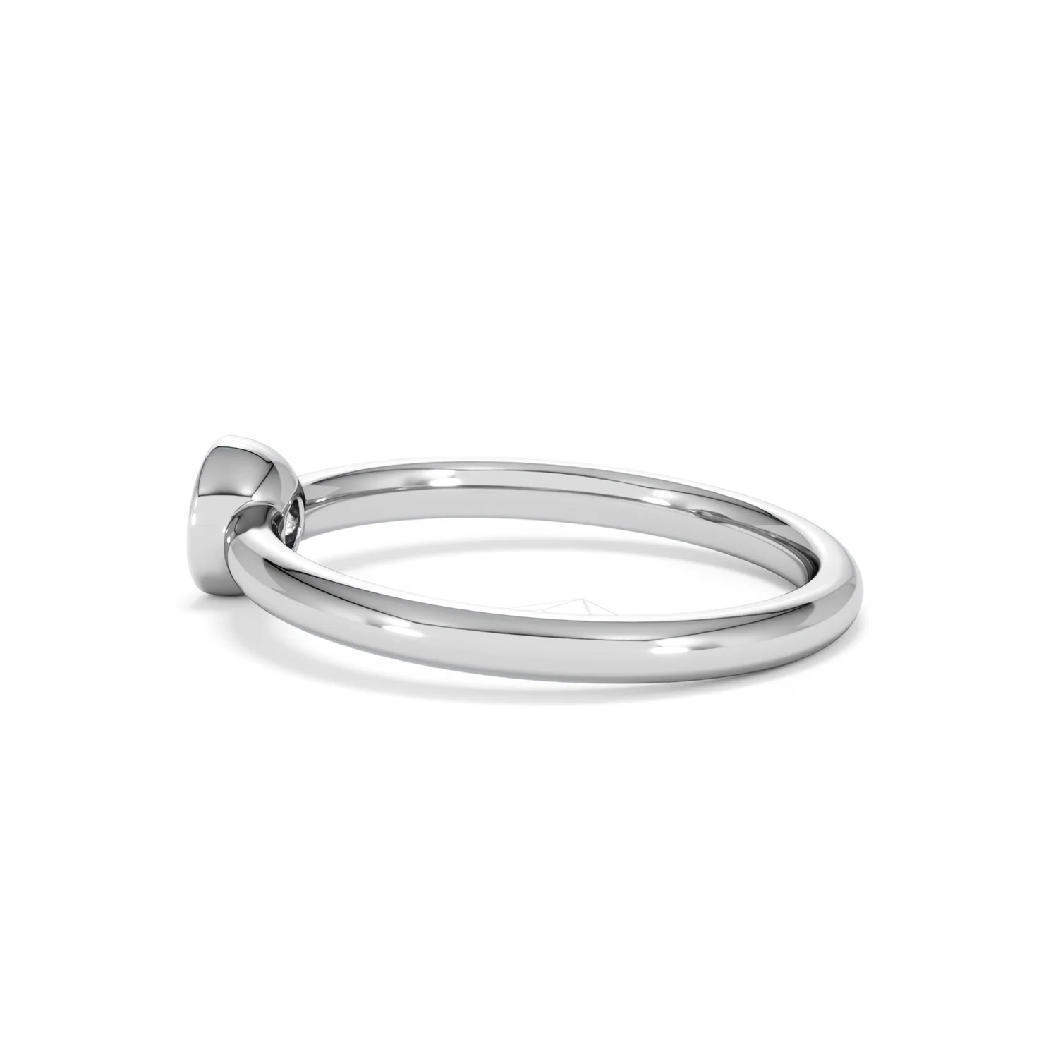 Horizon Round Cut Lab Diamond Solitaire Ring 0.25ct H/SI in 925 Silver - Image 66