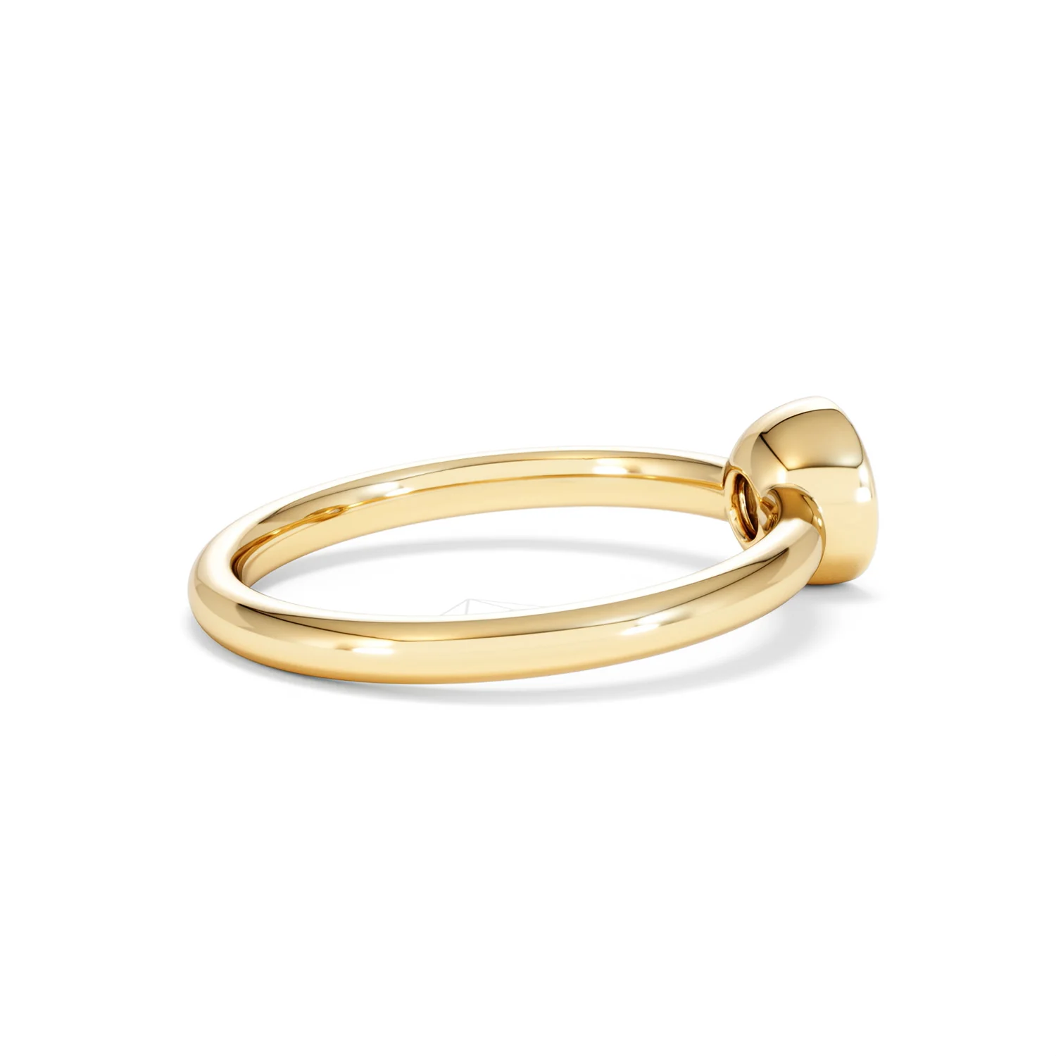 Horizon Round Cut Lab Diamond Solitaire Ring 0.50ct H/SI in 9K Gold - Image 35